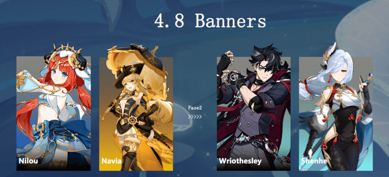 原神：4.8版本卡池爆料，复刻3女1男，莱欧斯利真是走桃花运了！