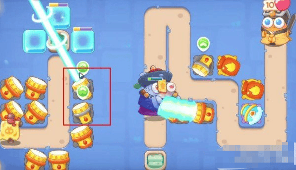 保卫萝卜4阿波道长第3关无道具金萝卜全清攻略 - 游戏熊