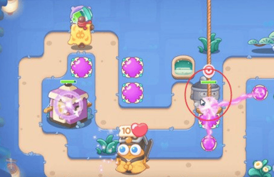 保卫萝卜4阿波道长第6关无道具金萝卜全清攻略 - 游戏熊