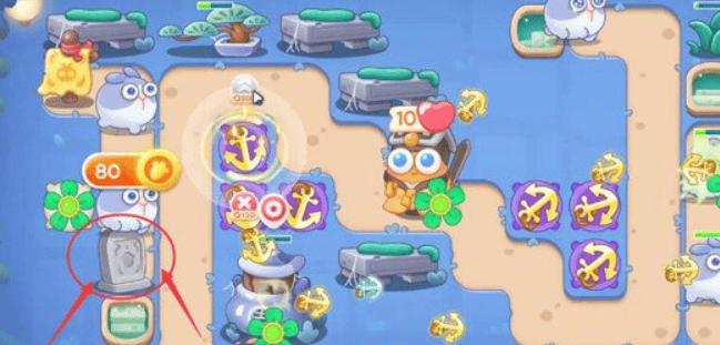 保卫萝卜4阿波道长第7关无道具金萝卜全清攻略 - 游戏熊