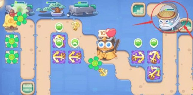 保卫萝卜4阿波道长第7关无道具金萝卜全清攻略 - 游戏熊