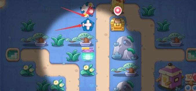 保卫萝卜4阿波道长第9关无道具金萝卜全清攻略 - 游戏熊