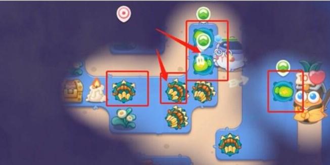 保卫萝卜4阿波道长第17关无道具金萝卜全清攻略 - 游戏熊