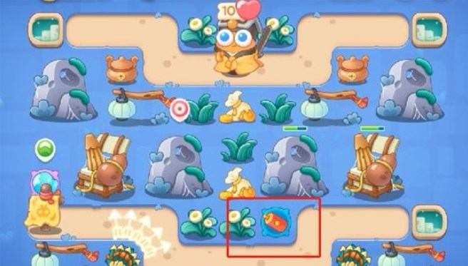 保卫萝卜4阿波道长第18关无道具金萝卜全清攻略 - 游戏熊