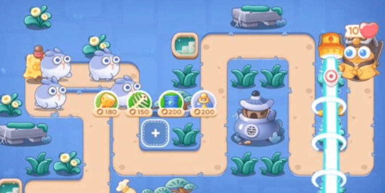 保卫萝卜4阿波道长第21关无道具金萝卜全清攻略 - 游戏熊