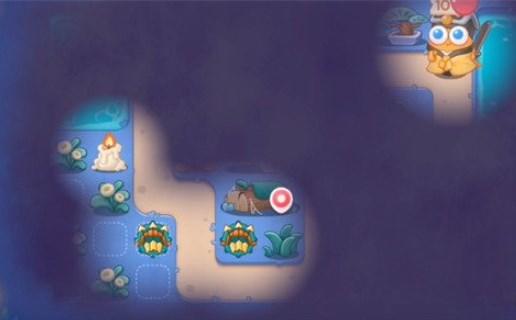 保卫萝卜4阿波道长第24关无道具金萝卜全清攻略 - 游戏熊