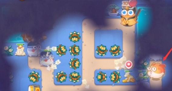 保卫萝卜4阿波道长第24关无道具金萝卜全清攻略 - 游戏熊