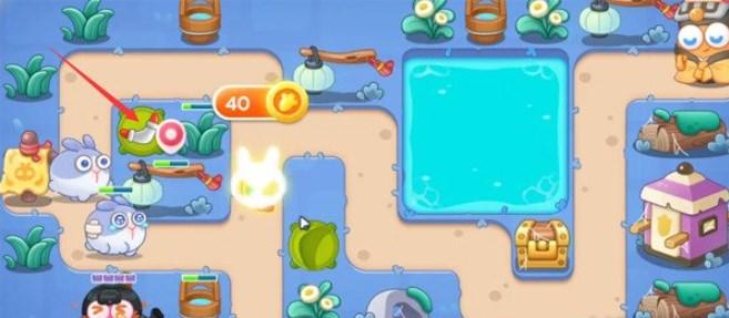 保卫萝卜4阿波道长第25关无道具金萝卜全清攻略 - 游戏熊