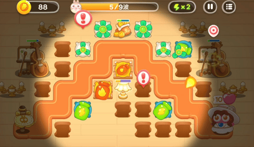 保卫萝卜4阿波尼克号第8关无道具金萝卜全清攻略 - 游戏熊