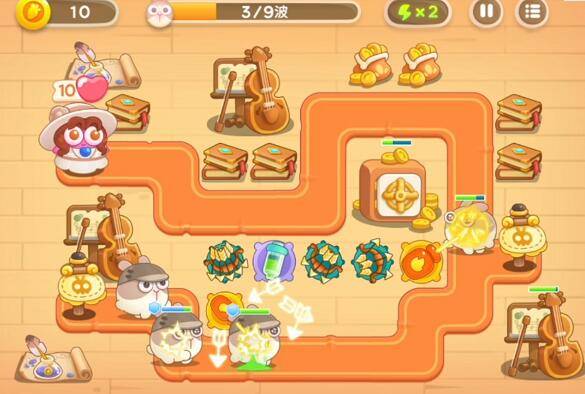 保卫萝卜4阿波尼克号第17关无道具金萝卜全清攻略 - 游戏熊