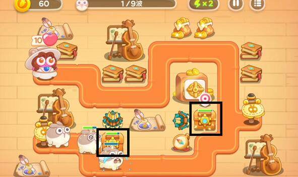 保卫萝卜4阿波尼克号第17关无道具金萝卜全清攻略 - 游戏熊