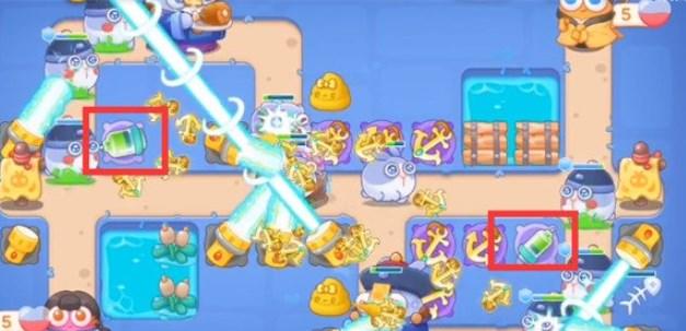 保卫萝卜4阿波道长第30关无道具金萝卜全清攻略 - 游戏熊