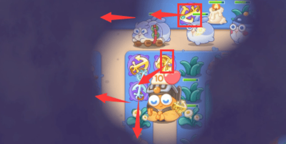 保卫萝卜4阿波道长第55关无道具金萝卜全清攻略 - 游戏熊