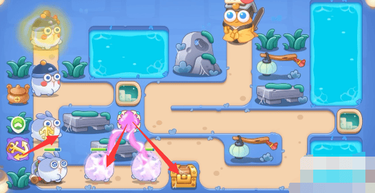 保卫萝卜4阿波道长第56关无道具金萝卜全清攻略 - 游戏熊