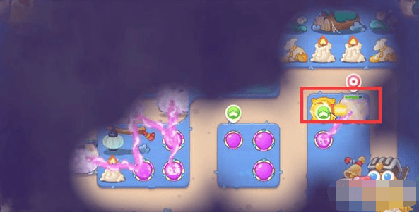 保卫萝卜4阿波道长第59关无道具金萝卜全清攻略 - 游戏熊