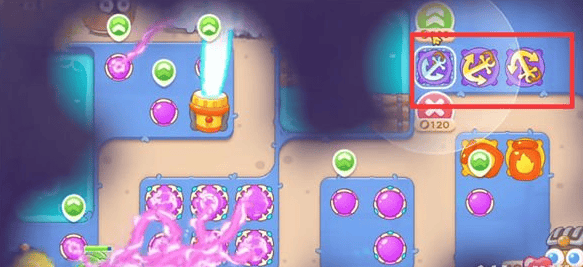 保卫萝卜4阿波道长第59关无道具金萝卜全清攻略 - 游戏熊