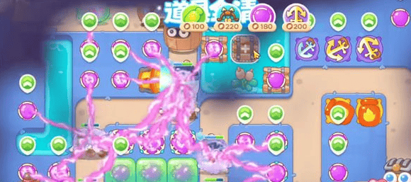 保卫萝卜4阿波道长第59关无道具金萝卜全清攻略 - 游戏熊