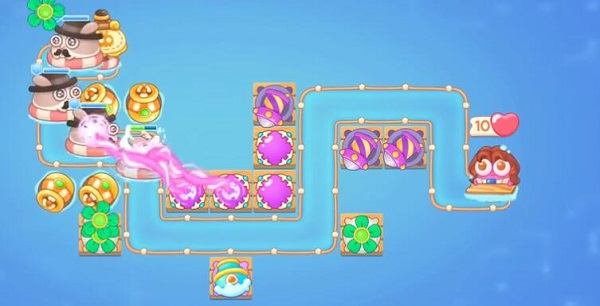 保卫萝卜4阿波尼克号第23关无道具金萝卜全清攻略 - 游戏熊