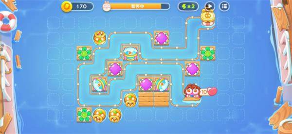 保卫萝卜4阿波尼克号第29关无道具金萝卜全清攻略 - 游戏熊