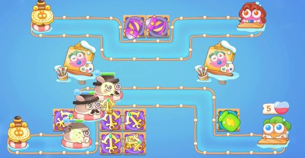 保卫萝卜4阿波尼克号第38关无道具金萝卜全清攻略 - 游戏熊