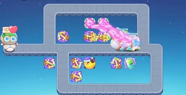 保卫萝卜4太空穿越第3关无道具金萝卜全清攻略 - 游戏熊