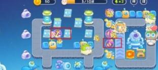 保卫萝卜4太空穿越第9关无道具金萝卜全清攻略 - 游戏熊