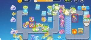 保卫萝卜4太空穿越第9关无道具金萝卜全清攻略 - 游戏熊