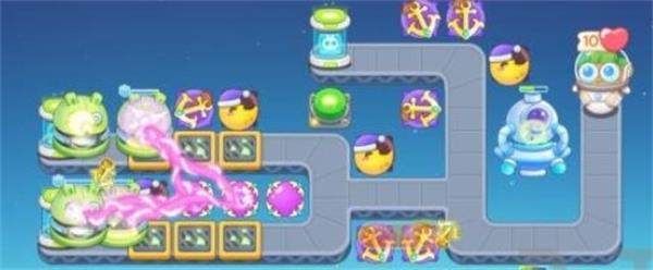 保卫萝卜4太空穿越第17关无道具金萝卜全清攻略 - 游戏熊