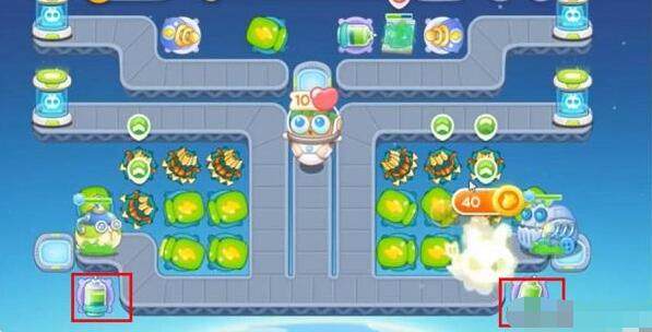 保卫萝卜4太空穿越第23关无道具金萝卜全清攻略 - 游戏熊