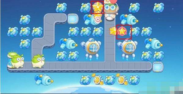 保卫萝卜4太空穿越第26关无道具金萝卜全清攻略 - 游戏熊