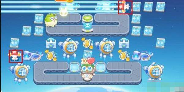 保卫萝卜4太空穿越第28关无道具金萝卜全清攻略 - 游戏熊