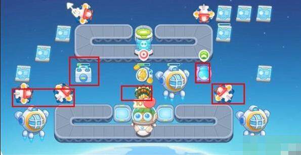 保卫萝卜4太空穿越第28关无道具金萝卜全清攻略 - 游戏熊