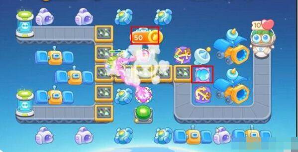 保卫萝卜4太空穿越第31关无道具金萝卜全清攻略 - 游戏熊