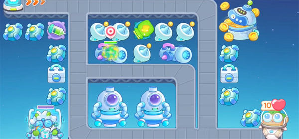 保卫萝卜4太空穿越第45关无道具金萝卜全清攻略 - 游戏熊