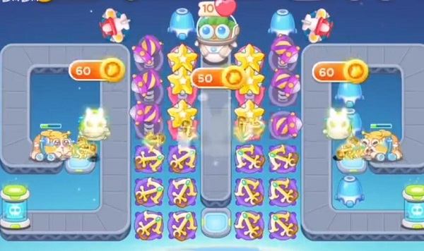 保卫萝卜4太空穿越第60关无道具金萝卜全清攻略 - 游戏熊