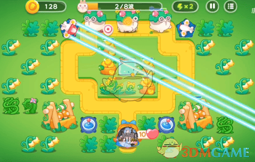 保卫萝卜4绿野奇缘第18关无道具金萝卜全清攻略 - 游戏熊