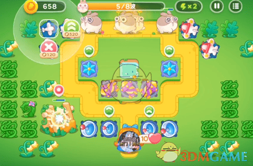 保卫萝卜4绿野奇缘第18关无道具金萝卜全清攻略 - 游戏熊