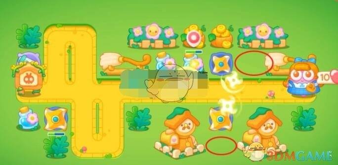 保卫萝卜4绿野奇缘第3关无道具金萝卜全清攻略 - 游戏熊