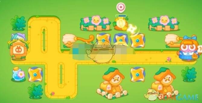 保卫萝卜4绿野奇缘第3关无道具金萝卜全清攻略 - 游戏熊