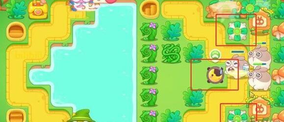 保卫萝卜4绿野奇缘第8关无道具金萝卜全清攻略 - 游戏熊