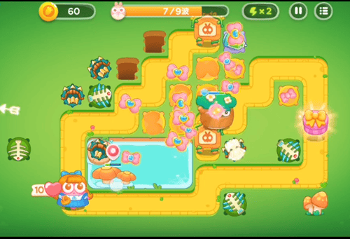 保卫萝卜4绿野奇缘第16关无道具金萝卜全清攻略 - 游戏熊