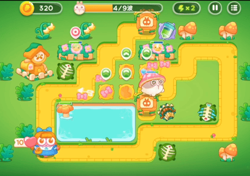 保卫萝卜4绿野奇缘第16关无道具金萝卜全清攻略 - 游戏熊