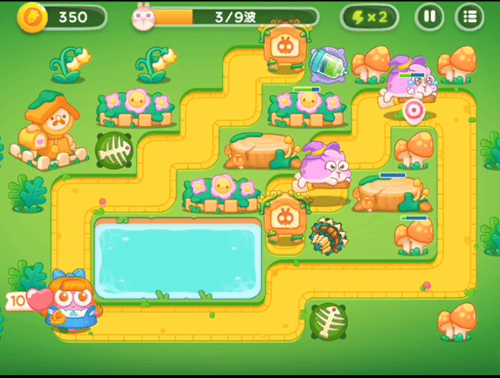 保卫萝卜4绿野奇缘第16关无道具金萝卜全清攻略 - 游戏熊