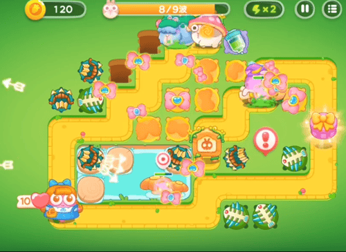 保卫萝卜4绿野奇缘第16关无道具金萝卜全清攻略 - 游戏熊