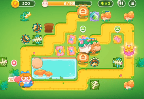 保卫萝卜4绿野奇缘第16关无道具金萝卜全清攻略 - 游戏熊