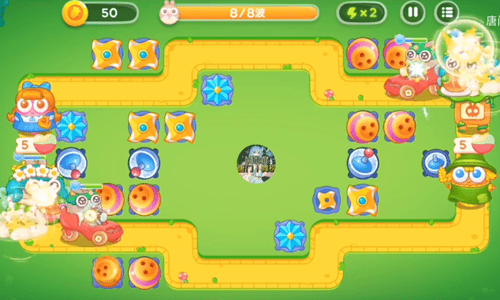 保卫萝卜4绿野奇缘第17关无道具金萝卜全清攻略 - 游戏熊