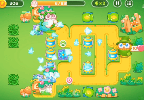 保卫萝卜4绿野奇缘第22关无道具金萝卜全清攻略 - 游戏熊