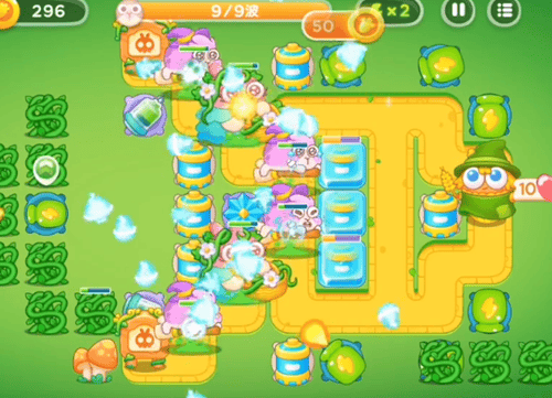 保卫萝卜4绿野奇缘第22关无道具金萝卜全清攻略 - 游戏熊