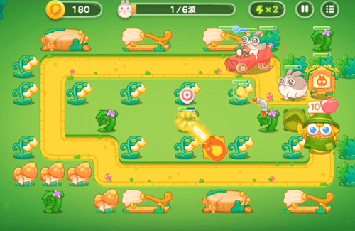 保卫萝卜4绿野奇缘第24关无道具金萝卜全清攻略 - 游戏熊