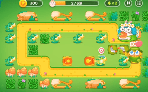 保卫萝卜4绿野奇缘第24关无道具金萝卜全清攻略 - 游戏熊